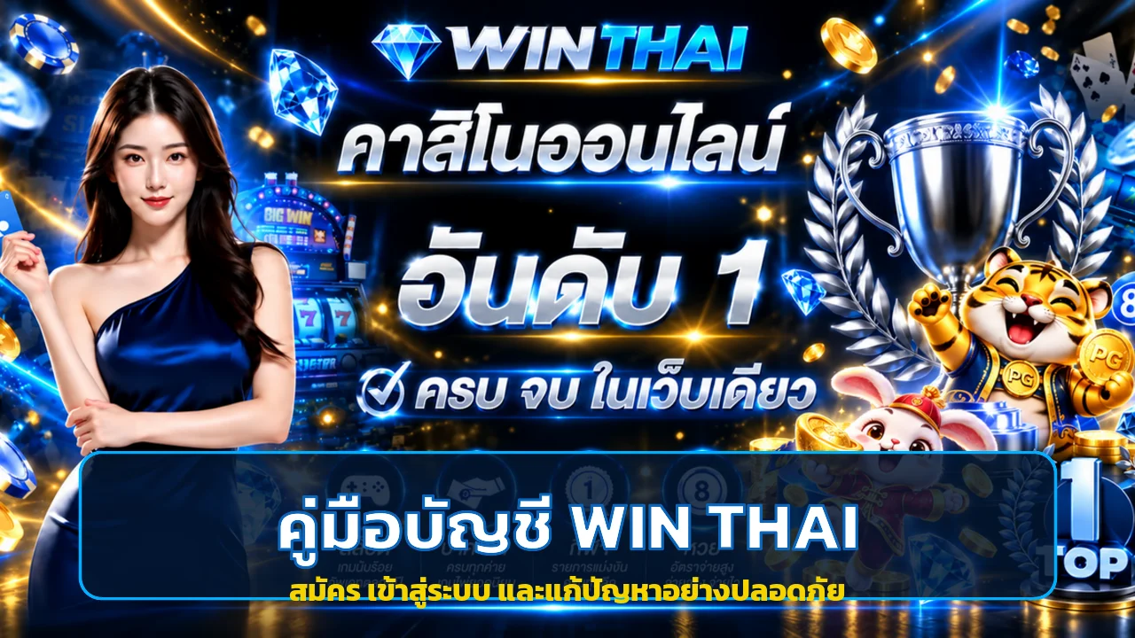 WIN THAI คู่มือสมัคร เข้าสู่ระบบ และดูแลบัญชี